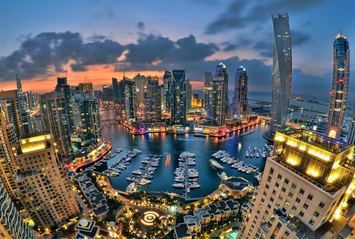 Dubai Marina skyline Dubai Marina skyline