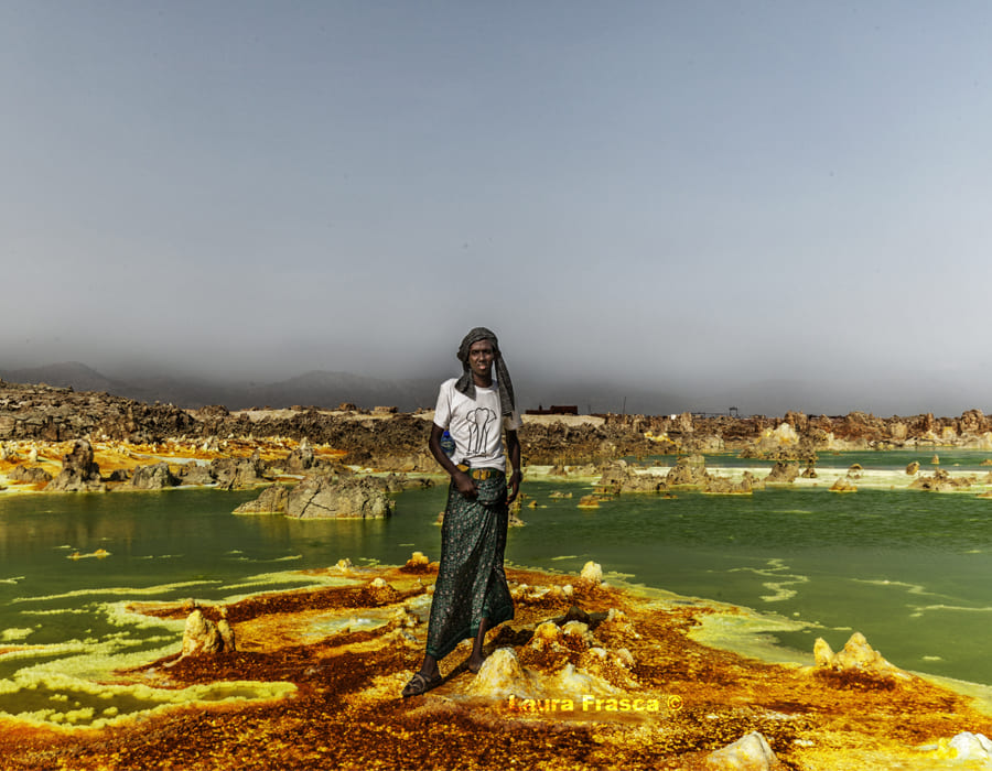 Uomo nel Dallol, Etiopia