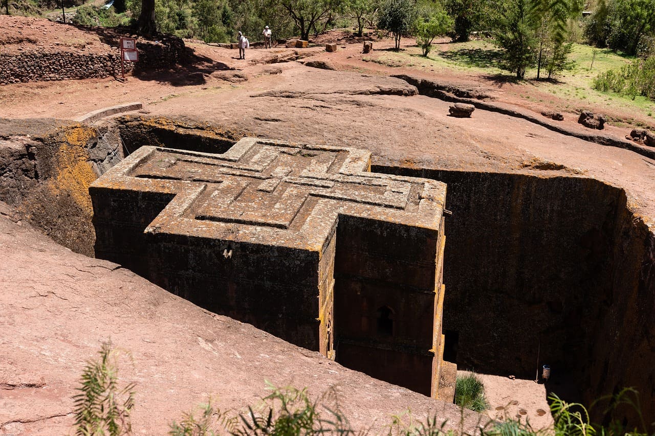 LALIBELA ETIOPIA, CROCE SAN GIORGIO