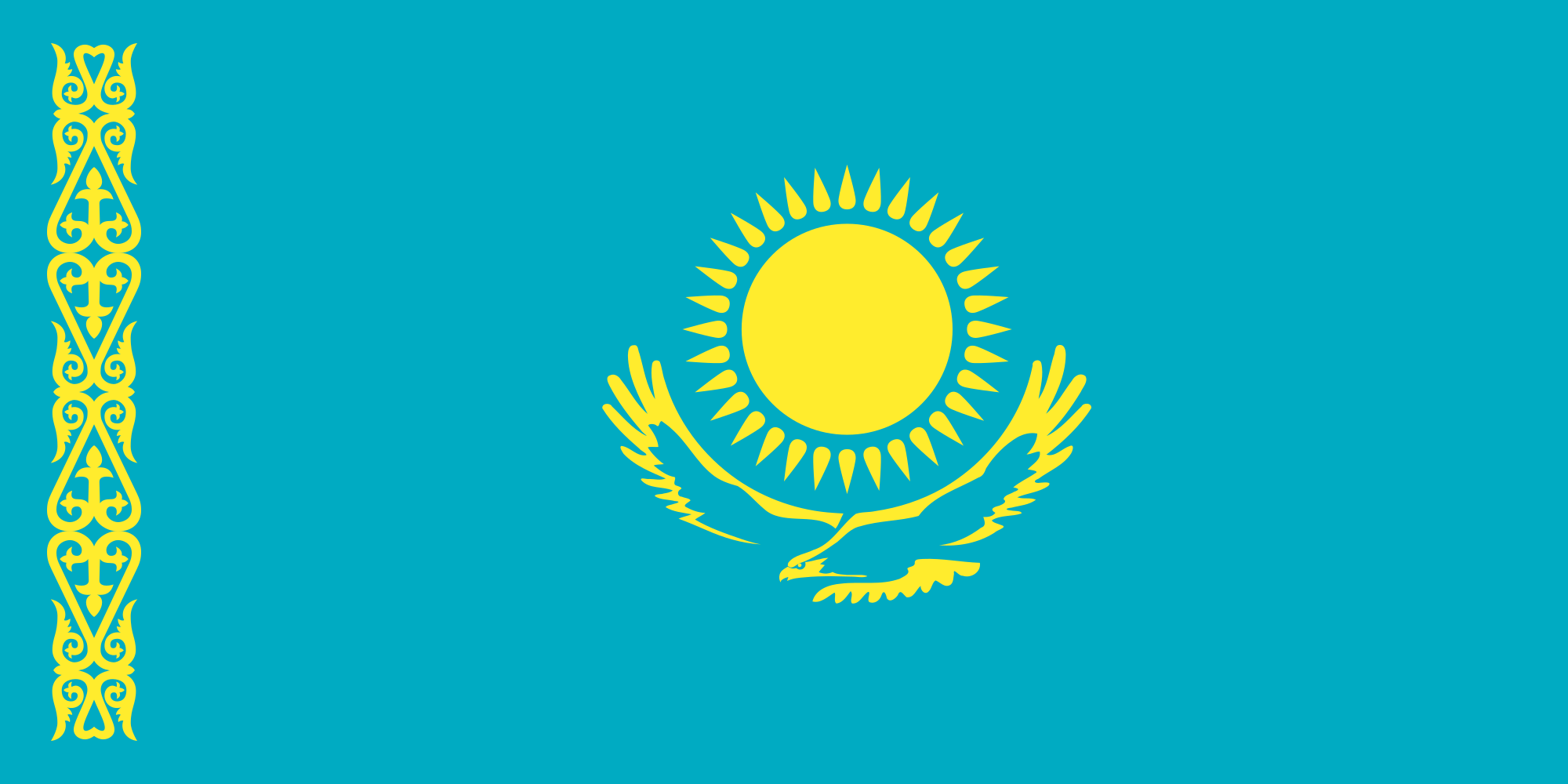 bandiera kazakistan