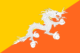 bandiera bhutan
