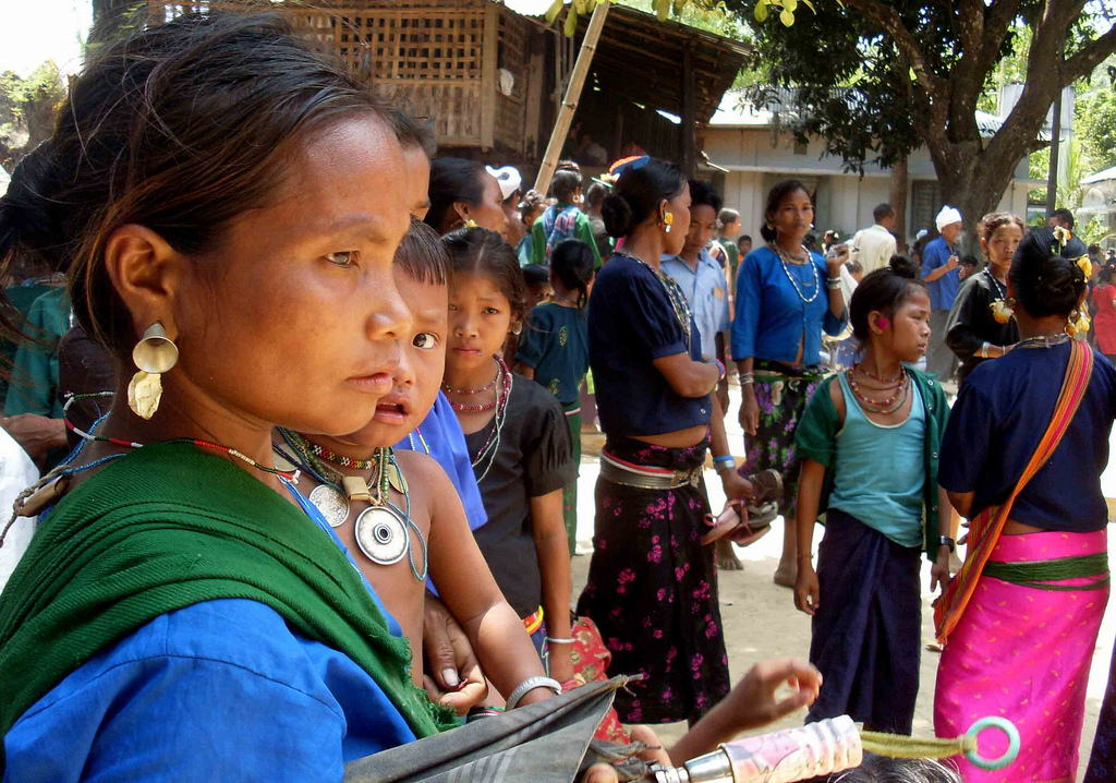 BANGLADESH - bella Murong tribe at bazaar