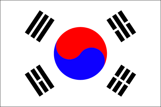 bandiera Corea Del Sud 