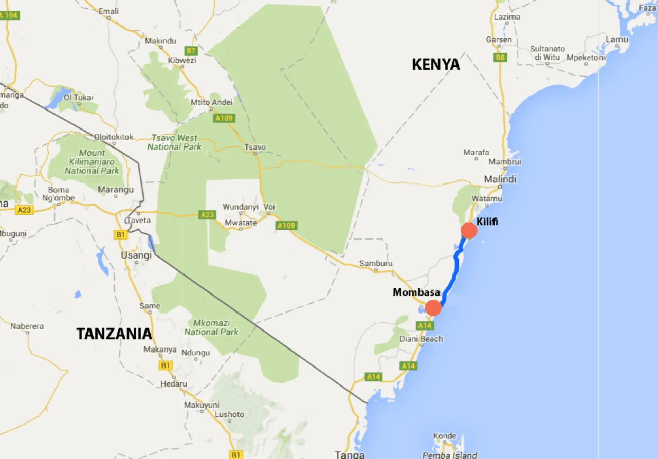 MOMBASA-KIFILI MOMBASA-KIFILI