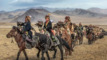 Golden Eagle Festival in Mongolia