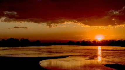 tramonto South Luangwa National Park Zambia
