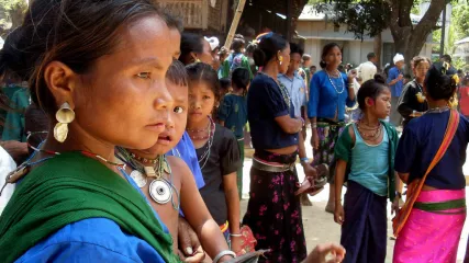 BANGLADESH - bella Murong tribe at bazaar