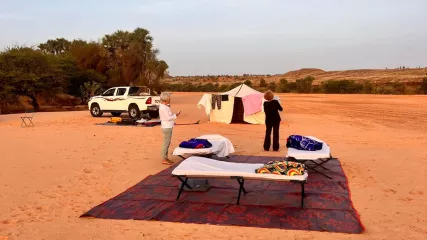 pranzo nel deserto mauritania