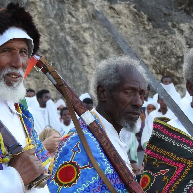 Axum Timkat vecchi guerrieri